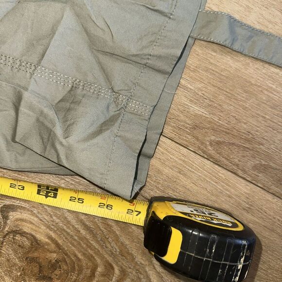 Happily Grey Juniors Pull On Cargo Khaki Green Roll Up Convertible Pants Size 7 - Picture 9 of 9